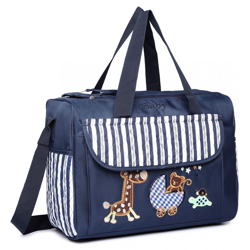 08348 Maternity Changing Bag Animal Friends Navy