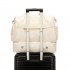 EA2348 - Kono Waterproof Multi-Pocket Travel Duffel Bag Set With Dedicated Shoe Compartment - Beige