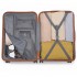 K2391L - British Traveller 24 Inch Durable Polycarbonate and ABS Hard Shell Suitcase With TSA Lock - Grey And Brown