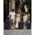K2392L - British Traveller 3 Pcs Multi-Texture Polypropylene Hard Shell Suitcase With TSA Lock - Navy