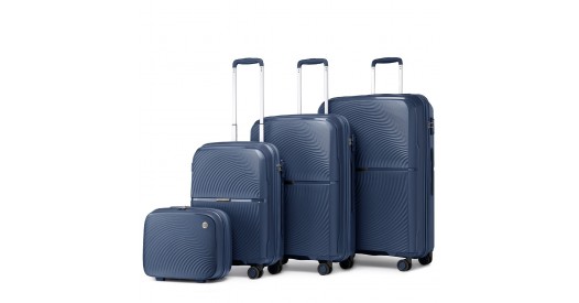 K2393L - British Traveller 4 Pcs Set Spinner Hard Shell PP