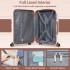 K2395L - British Traveller 32 Inch Extra-Large Diamond Texture ABS+PC Hard-Shell Spinner Suitcase with Telescopic Handle - Cream
