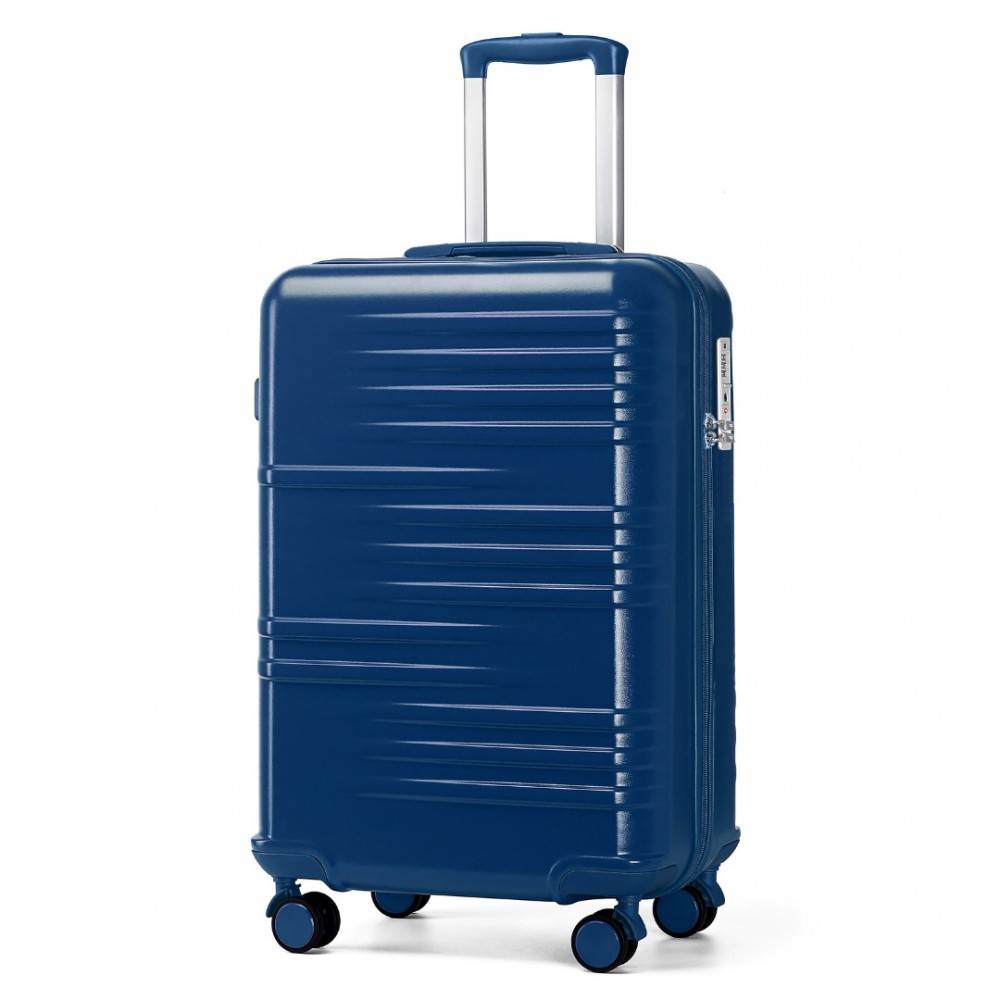 British Traveller Set de 3 Valise Rigide en Polypropylène Légere à 4