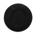 CAP-4 - Kobiety Vintage francuski kapelusz w stylu beretu - Czarny
