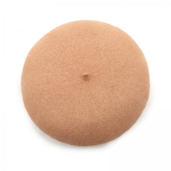 CAP-4 - Women's Vintage French Beret Style Hat - Beige CAP-4 - Women's Vintage French Beret Style Hat - Beige