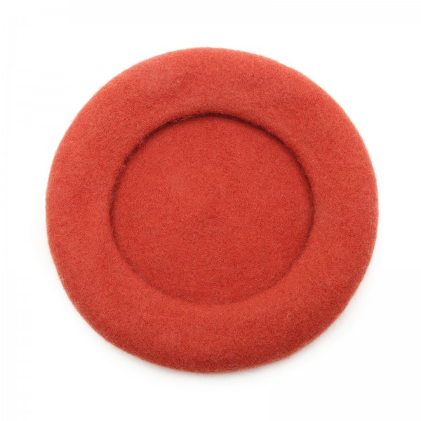 CAP-4 - Damen Vintage French Beret Style Hut - Rot