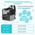 PTD2640 - Dogat Foldable And Durable Pet Backpack Carrier Travel Bag for Cats and Small Dogs - Grey