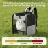 PTD2640 - Dogat Foldable And Durable Pet Backpack Carrier Travel Bag for Cats and Small Dogs - Grey