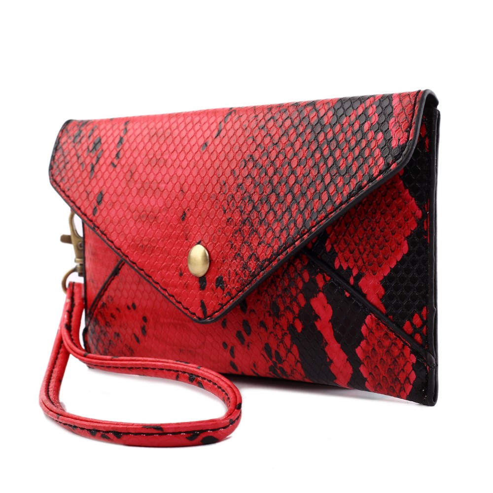small snakeskin purse