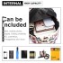 E1401B - Miss Lulu Large Backpack Butterfly Beige 