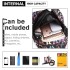E1401B - Miss Lulu Large Backpack Butterfly Black