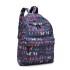 E1401B - Miss Lulu Large Backpack Butterfly Navy