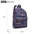 E1401B - Miss Lulu Large Backpack Butterfly Navy