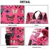 E1401B - Miss Lulu Large Backpack Butterfly Plum