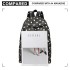 E1401D2 - Miss Lulu Large Backpack Polka Dot Black
