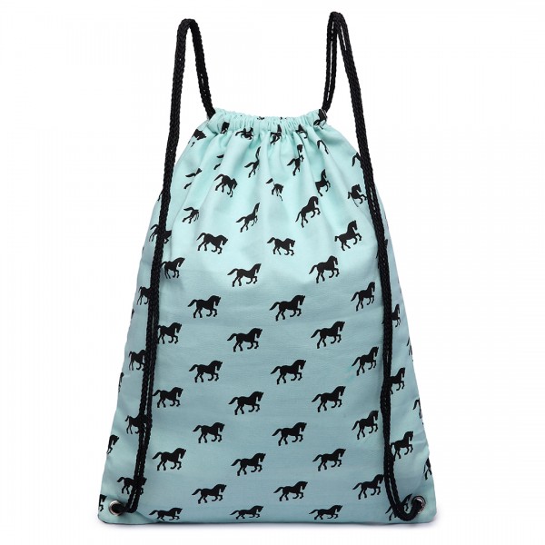 E1406H - UNISEX-Rucksack HORSE BLUE