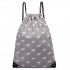 E1406H - UNISEX Drawstring Backpack CHEVAL GRIS