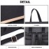 E1669 - Miss Lulu Faux Leather Stylish Fashion Backpack - Black