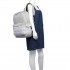 E1675 - Miss Lulu  Elephant Print Backpack Grey