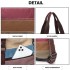 E1677- Kono Women Shoulder Bag Messenger Rainbow Canvas Stripe