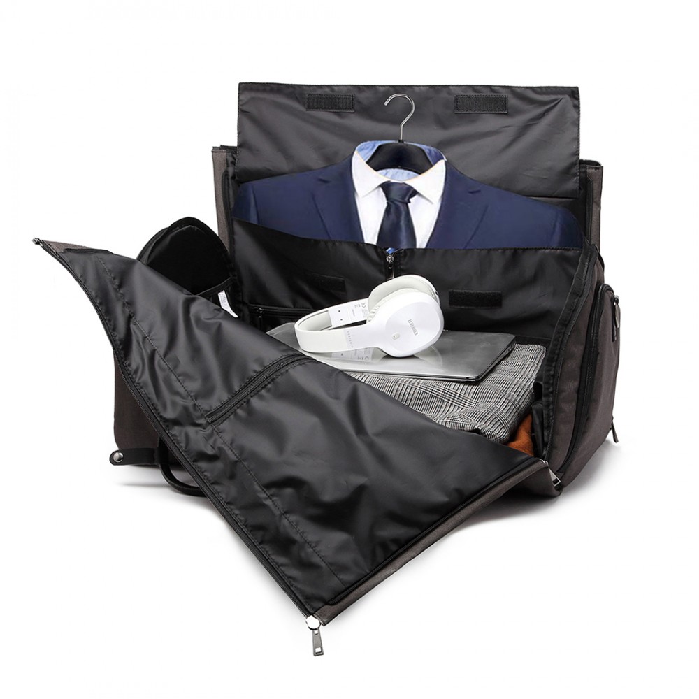 suit travel bag nearby