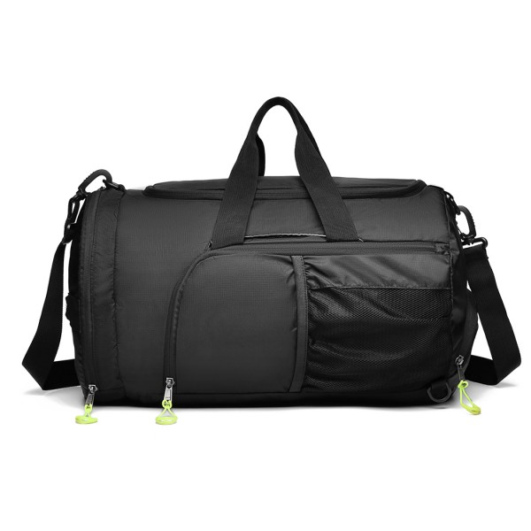 E1921-KONO SPORTTASCHE REISETASCHE MIT SCHUHFACH WATERPROOF RUCKSACK-FUNKTION FÜR DAMEN UND HERREN SCHWARZ E1921-KONO SPORTTASCHE REISETASCHE MIT SCHUHFACH WATERPROOF RUCKSACK-FUNKTION FÜR DAMEN UND HERREN SCHWARZ