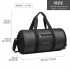 E1956 - Kono Polyester Barrel Duffle Gym/Sports Bag - Grey