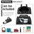 E1956 - Kono Polyester Barrel Duffle Gym/Sports Bag - Grey E1956 - Kono Polyester Barrel Duffle Gym/Sports Bag - Grey