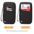 E1968 - Kono RFID-Blocking Travel Wallet - Black