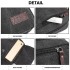 E1971 - Kono Multi Pocket Cross Body Umhängetasche - Schwarz E1971 - Kono Multi Pocket Cross Body Umhängetasche - Schwarz