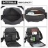 E1971 - Kono Multi Pocket Cross Body Umhängetasche - Schwarz E1971 - Kono Multi Pocket Cross Body Umhängetasche - Schwarz