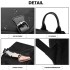 E1979 - Kono Nylon Satchel Style Backpack - Black