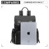 E1979 - Kono Nylon Satchel Style Backpack - Black