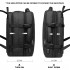 E2014 - Kono Water Resistant Expandable Travel Backpack - Black
