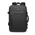 E2014 - Kono Water Resistant Expandable Travel Backpack - Black