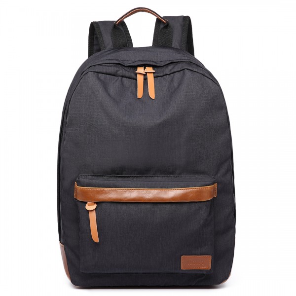 E6602 -Miss Lulu Waterproof Backpack School Bag /Outdoor Travel Rucksack Black
