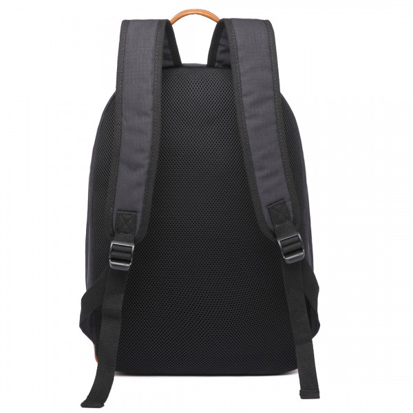 E6602 -Miss Lulu Waterproof Backpack School Bag /Outdoor Travel Rucksack Black