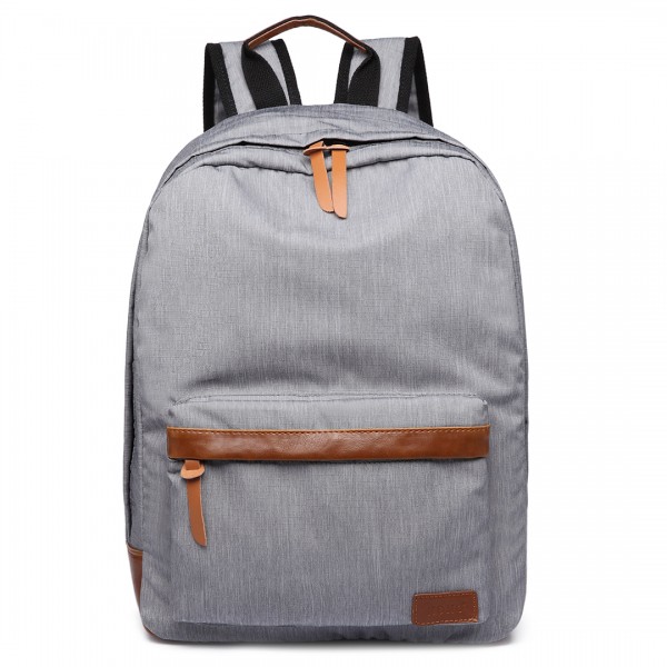 E6602 -Miss Lulu Waterproof Backpack School Bag /Outdoor Travel Rucksack Grey E6602 -Miss Lulu Waterproof Backpack School Bag /Outdoor Travel Rucksack Grey