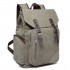 E6644- Kono Vintage Canvas Backpack School / Casual / Outdoor Rucksack  green