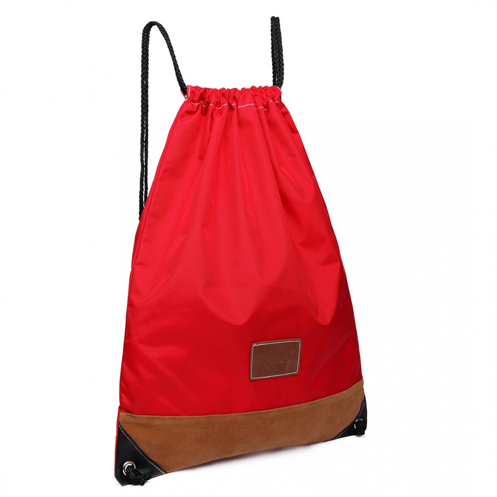 plain drawstring backpack