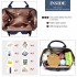E6705USB - Kono Zwykły plecak do przewijania niemowląt z szerokim otwarciem i łącznością USB - Marynarka wojenna