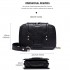 E6711 BK - Leather Look Small Cross Body Chain Strap Satchel Black E6711 BK - Leather Look Small Cross Body Chain Strap Satchel Black