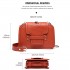 E6711 OE - Leather Look Small Cross Body Chain Strap Satchel Brown E6711 OE - Leather Look Small Cross Body Chain Strap Satchel Brown