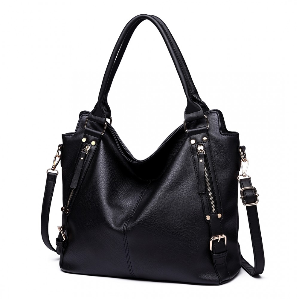 VOSTEVAS Soft Vegan Leather Hobo Tote Bag – Slouchy Shoulder Bag For Women, Work, Shopping, Everyday