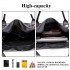 E6713 GY - Big Size Soft Leather Look Slouchy Hobo Shoulder Bag Grey