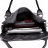 E6713 GY - Big Size Soft Leather Look Slouchy Hobo Shoulder Bag Grey