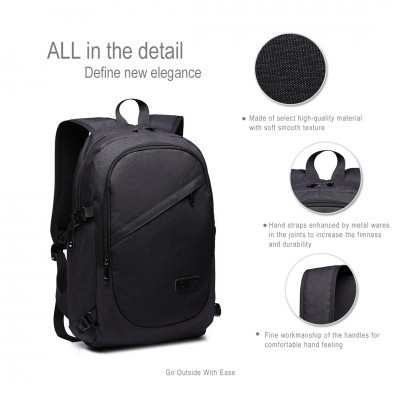 Business Laptop Rucksack 35L – Mit USB-Anschluss, Wasserabweisend, Für 15,6 Zoll Laptop