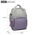 E6814 - MISS LULU MULTI FUNCTION BABY DIAPER CHANGING BACKPACK - PURPLE