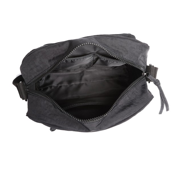 E6824-KONO Casual Multi Pocket Lightweight Cross Body Messenger Bag BLACK E6824-KONO Casual Multi Pocket Lightweight Cross Body Messenger Bag BLACK