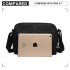 E6824-KONO Casual Multi Pocket Lightweight Cross Body Messenger Bag BLACK E6824-KONO Casual Multi Pocket Lightweight Cross Body Messenger Bag BLACK